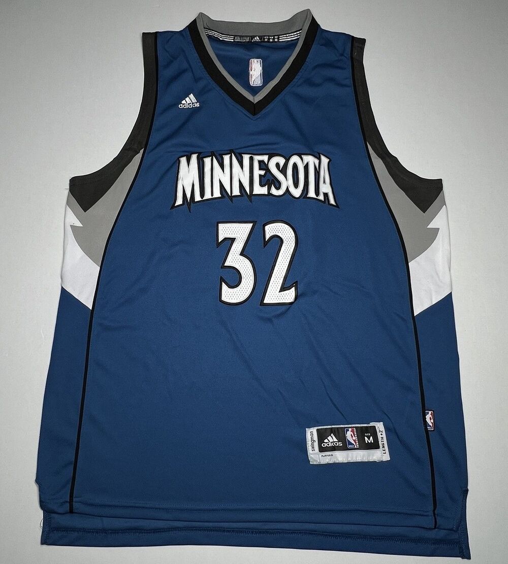 Minnesota Timberwolves KARL-ANTHONY TOWNS Jersey Men Sz M Basketball Length +2